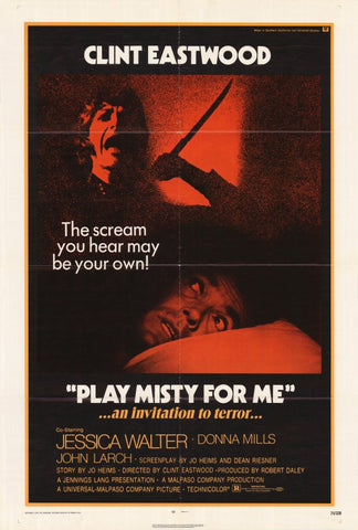 Play Misty for Me 27 x 40 Movie Poster - Style A