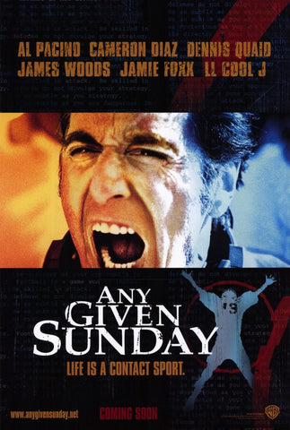 Any Given Sunday 27 x 40 Movie Poster - Style B
