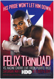 Felix Trinidad vs Hacine Cherifi 11 x 17 Boxing Promo Poster - Style A