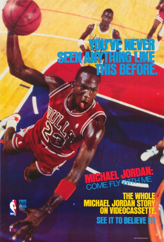Michael Jordan: Come Fly with Me 27 x 40 Movie Poster - Style A