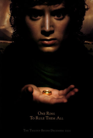 Lord of the Rings 1: The Fellowship of the Ring 27 x 40 Movie Poster - Style B