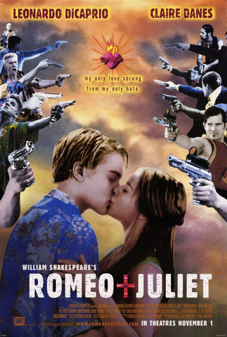 William Shakespeare's Romeo & Juliet 27 x 40 Movie Poster - Style C