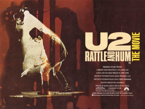 U2 Rattle & Hum 30 x 40 Movie Poster - Style A