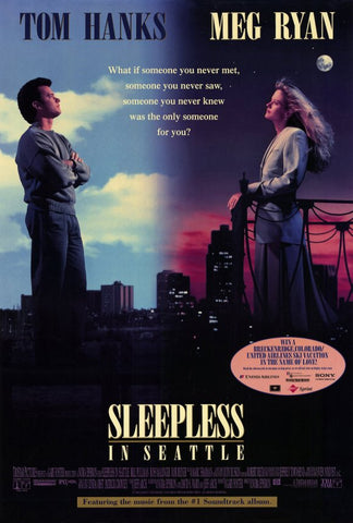 Sleepless in Seattle 27 x 40 Movie Poster - Style B