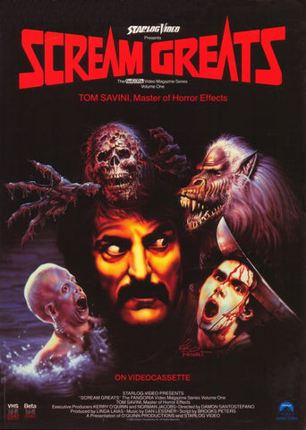 Scream Greats, Vol. 1: Tom Savini, Master of Horror Effects 11 x 17 Movie Poster - Style A