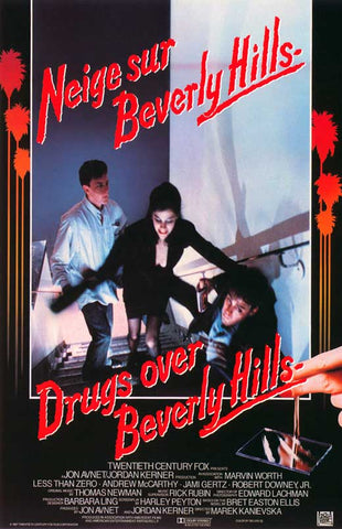 Less Than Zero 27 x 40 Movie Poster - Belgian Style B