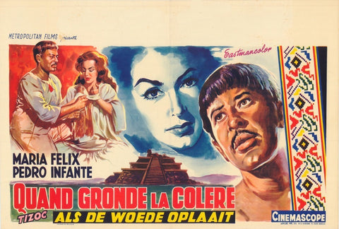 Tizoc 27 x 40 Movie Poster - Belgian Style A