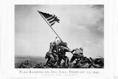 Iwo Jima-Flag Raising 27 x 40 Movie Poster - Style B