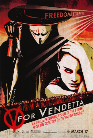 V for Vendetta 27 x 40 Movie Poster - Style C