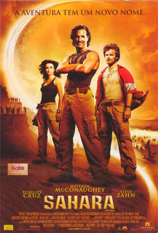 Sahara 27 x 40 Movie Poster - Brazilian Style A