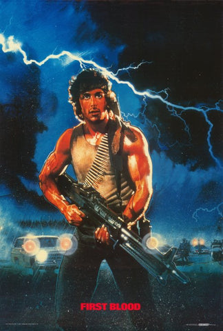 Rambo: First Blood  27 x 40 Movie Poster - Style B
