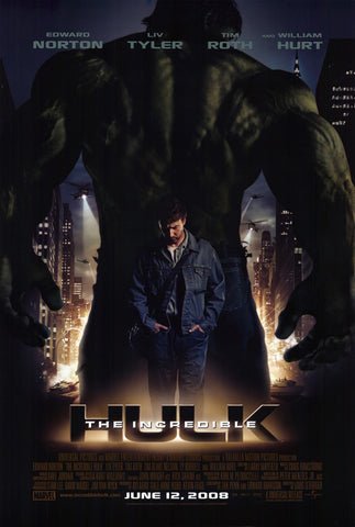 The Incredible Hulk 27 x 40 Movie Poster - Style A