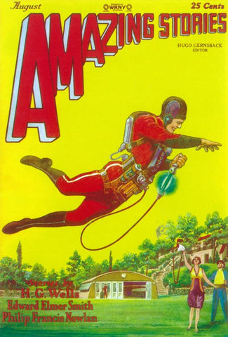 Amazing Stories (Pulp) 11 x 17 Pulp Poster - Style C