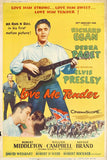 Love Me Tender 27 x 40 Movie Poster - Style B
