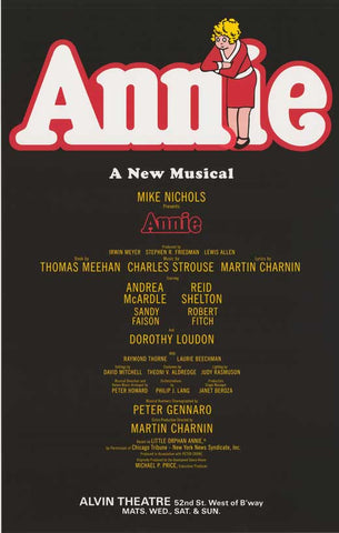 Annie (Broadway) 11 x 17 Poster - Style A
