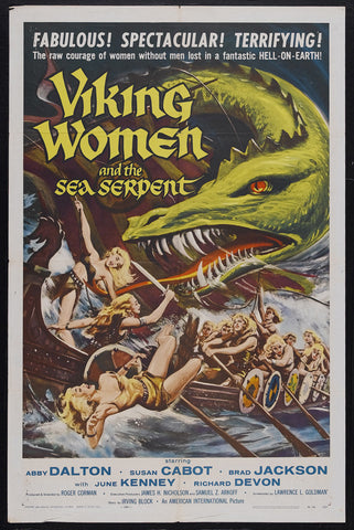 Viking Women and the Sea Serpent 11 x 17 Movie Poster - Style A