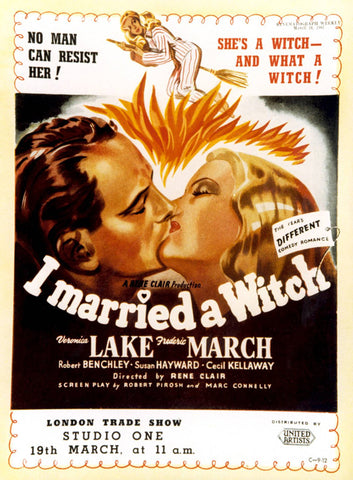 I Married a Witch 11 x 17 Movie Poster - UK Style A