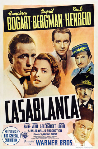 Casablanca 11 x 17 Movie Poster - Style O