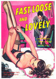 Fast, Loose, and Lovely 11 x 17 Retro Book Cover Poster