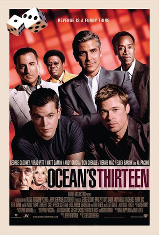 Ocean's Thirteen 11 x 17 Movie Poster - Style F