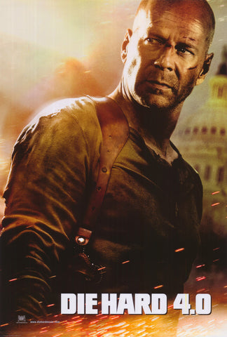 Live Free or Die Hard 27 x 40 Movie Poster - Style B