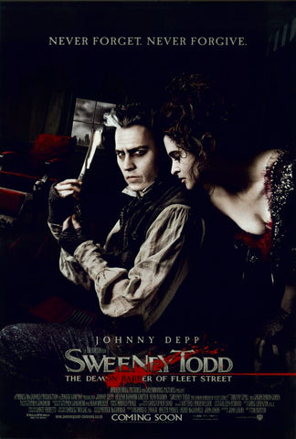 Sweeney Todd: The Demon Barber of Fleet Street 27 x 40 Movie Poster - Style E