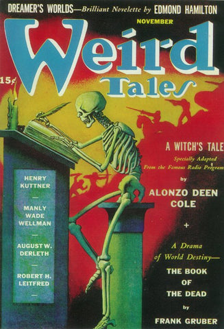 Weird Tales (Pulp) 11 x 17 Pulp Poster - Style C