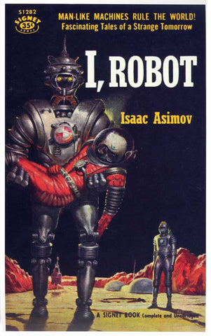 I, Robot 11 x 17 Retro Book Cover Poster