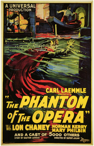 The Phantom of the Opera 27 x 40 Movie Poster - Style B