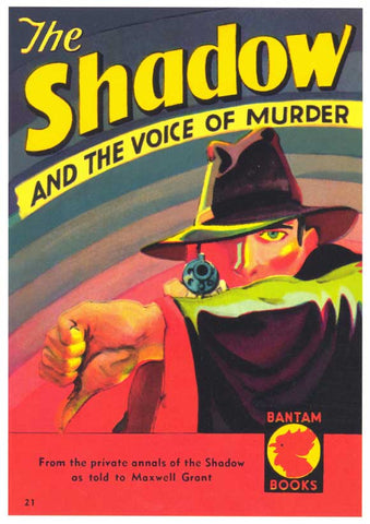 Shadow, The (Pulp) 11 x 17 Retro Book Cover Poster