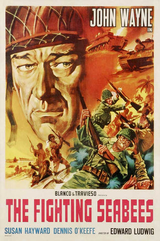 The Fighting Seabees 27 x 40 Movie Poster - Style B
