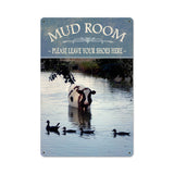 Mud Room Metal Sign Wall Decor 12 x 18