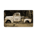 Nashville Truck Metal Sign Wall Decor 14 x 8