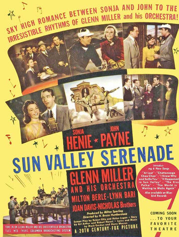 Sun Valley Serenade 27 x 40 Movie Poster - Style B