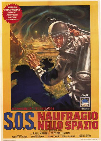 Robinson Crusoe on Mars 27 x 40 Movie Poster - Italian Style A
