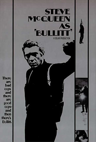 Bullitt 27 x 40 Movie Poster - Style D