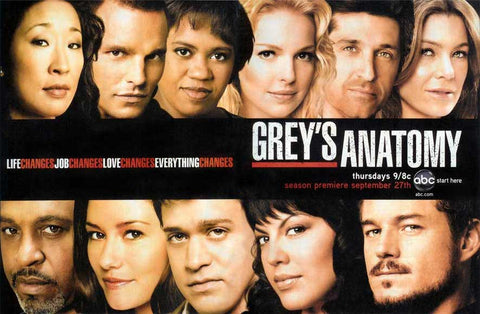 Grey's Anatomy 27 x 40 Movie Poster - Style E
