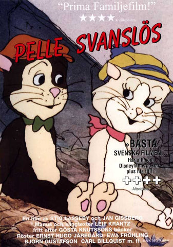 Peter-No-Tail 11 x 17 Movie Poster - Swedish Style A