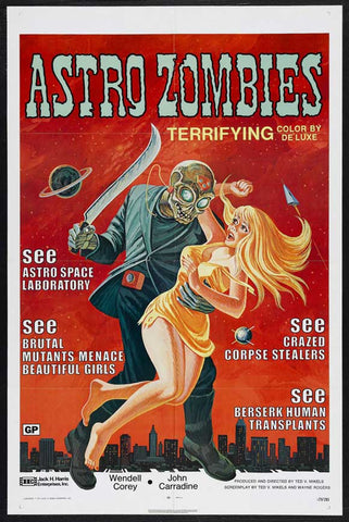 The Astro Zombies 27 x 40 Movie Poster - Style A