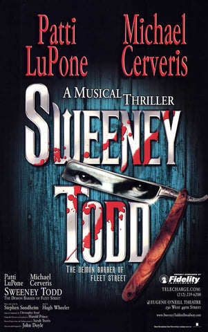 Sweeney Todd (Broadway) 11 x 17 Poster - Style B