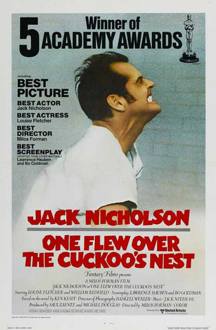 One Flew Over The Cuckoo's Nest 27 x 40 Movie Poster - Style F