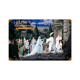The Wedding of the King Metal Sign Wall Decor 18 x 12