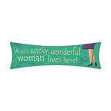 Wild Woman Metal Sign Wall Decor 27 x 8