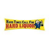 Hard Liquor Metal Sign Wall Decor 27 x 8