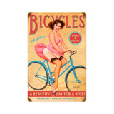 Bicycles Metal Sign Wall Decor 12 x 18