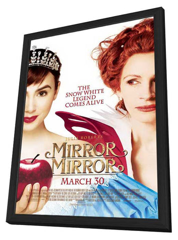 Mirror Mirror 11 x 17 Movie Poster - Style A - in Deluxe Aluminum Frame