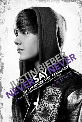 Justin Bieber: Never Say Never Movie Poster Print