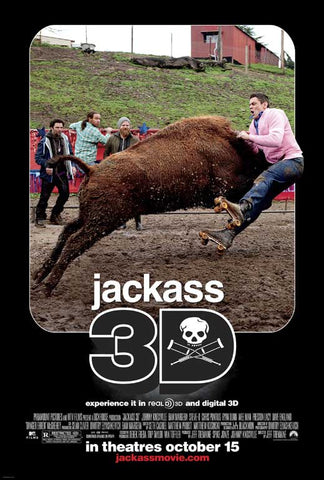 Jackass 3-D 27 x 40 Movie Poster - Style A