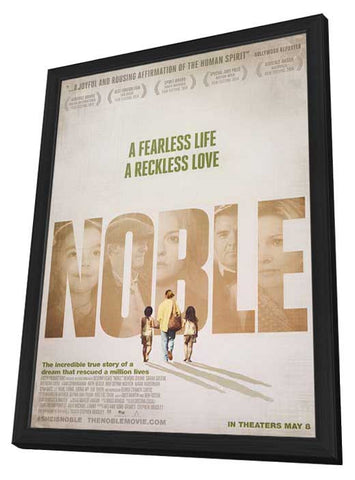 Noble 11 x 17 Movie Poster - UK Style A - in Deluxe Aluminum Frame