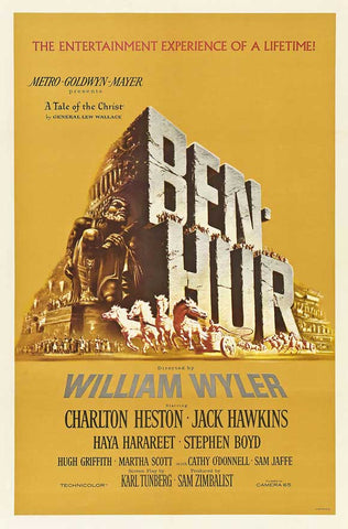 Ben-Hur 27 x 40 Movie Poster - Style D